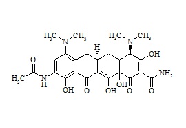 Tigecycline Metabolite M4 (Epimer of N-Acetyl-9-Aminominocycline)
