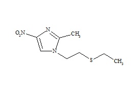 Tinidazole Impurity 1 (1-[2-(ethylthio)ethyl]-2-methyl-4-nitro-1H-imidazole)