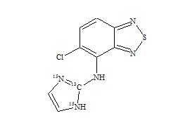 Dehydro Tizanidine-13C,15N2