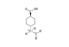 Tranexamic Acid-13C2, 15N