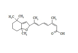 5,8-Epoxy-13-cis Retinoic Acid (Mixture of Diastereomers)