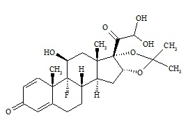 Triamcinolone Acetonide Impurity C (Triamcinolone Acetonide 21-Aldehyde Hydrate)