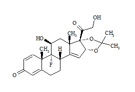 Triamcinolone Acetonide Impurity B (14,15-Dehydro Triamcinolone Acetonide)