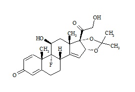 Triamcinolone Acetonide Impurity B (14,15-Dehydro Triamcinolone Acetonide)