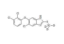 Triclabendazole-13C, d3