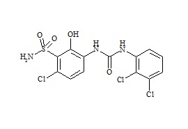 SB-332235 (6-Chloro-3-[3-(2,3-dichlorophenyl)ureido]-2-hydroxybenzenesulfonamide)