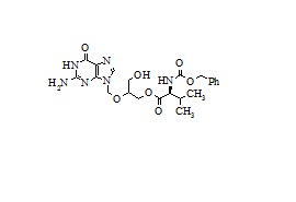 N-Carbobenzyloxy-L-valinyl-ganciclovir
