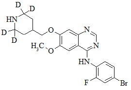 N-Demethyl Vandetanib-D4