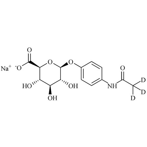 Acetaminophen-d3 Glucuronide Sodium Salt