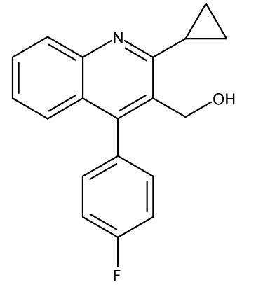 2-Cyclopropyl-4-(4-fluorophenyl)-3-quinolinemethanol