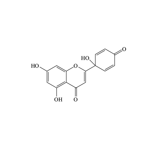 5,7-dihydroxy-2-(1-hydroxy-4-oxocyclohexa-2,5-dien-1-yl)-4H-chromen-4-one