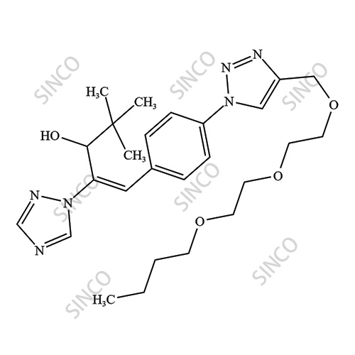 (1E)-4,4-dimethyl-2-(1,2,4-triazol-1-yl)-1-{4-[4-(2,5,8-trioxadodec-1-yl)-1,2,3-triazol-1-yl]phenyl}pent-1-en-3-ol