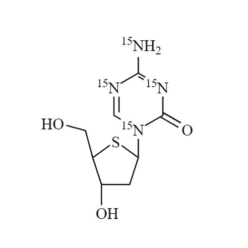 5-aza-4'-thio-2'-deoxycytidine-15N4