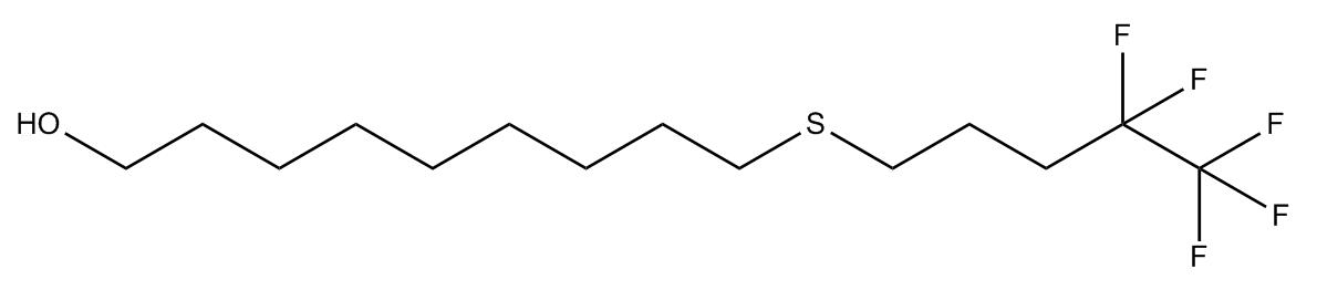 9-((4,4,5,5,5-Pentafluoropentyl)thio)nonan-1-ol