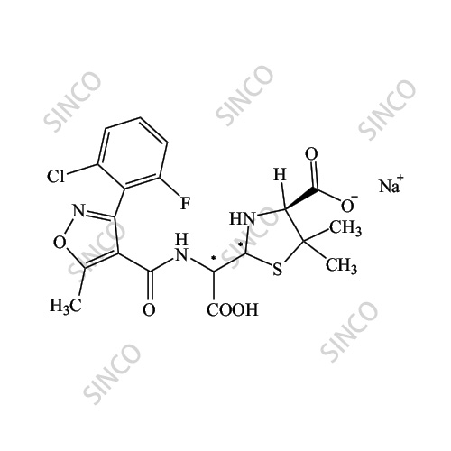Flucloxacillin EP Impurity A Sodium Salt (Mixture of Diastereomers)