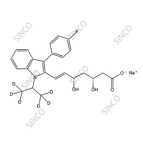 Fluvastatin-d6 Sodium Salt