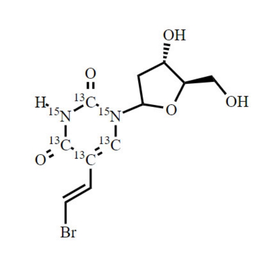 Brivudine-13C4-15N2