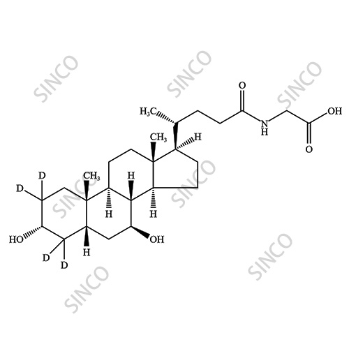 Glycoursodeoxycholic Acid-d4