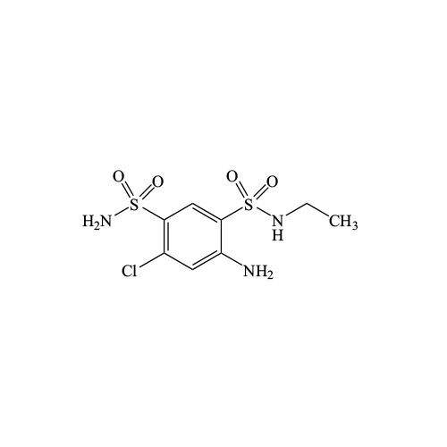 4-amino-6-chloro-3-(sulfonylacetamide)-benzenesulfonamide