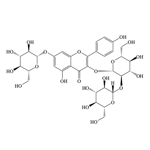 Kaempferol 3-O-sophoroside 7-O-glucoside