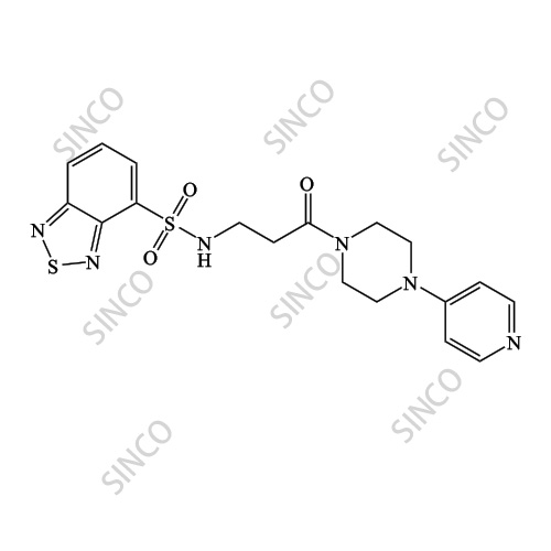 N-[3-Oxo-3-[4-(4-pyridinyl)-1-piperazinyl]propyl]-2,1,3-benzothiadiazole-4-sulfonamide