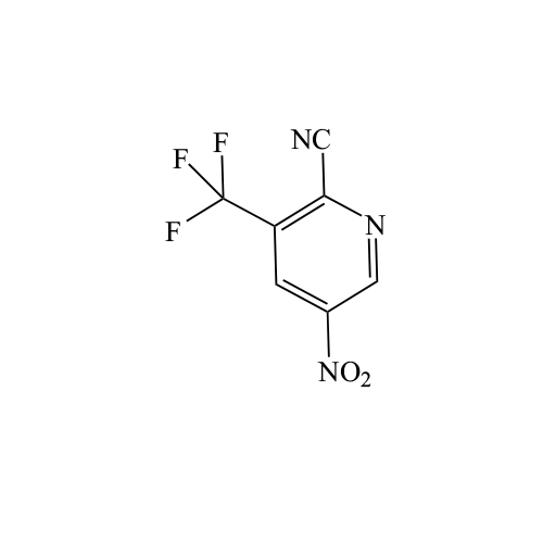 5-Nitro-3-(trifluoromethyl)-2-pyridinecarbonitrile