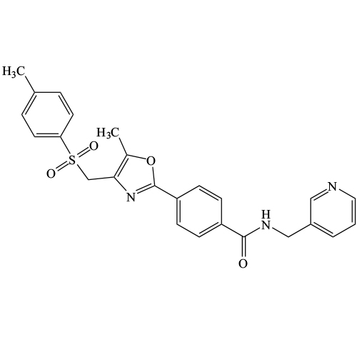 4-[5-Methyl-4-[[(4-methylphenyl)sulfonyl]methyl]-2-oxazolyl]-N-(3-pyridinylmethyl)benzamide