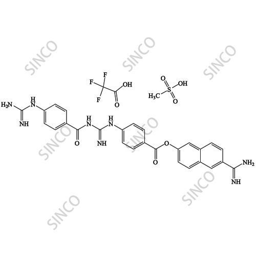 Nafamostat Impurity 19 Mesylate Trifluoroacetic acid