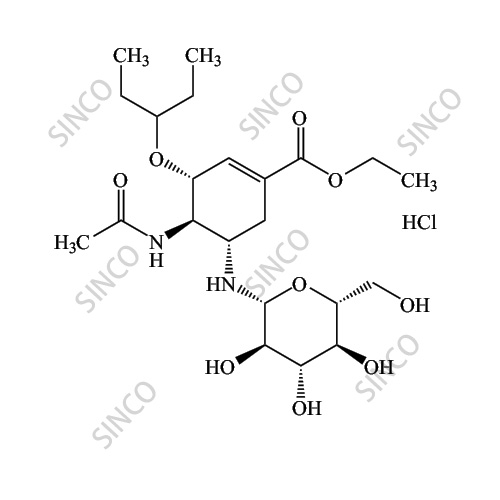 Oseltamivir Glucose Adduct 1 HCl