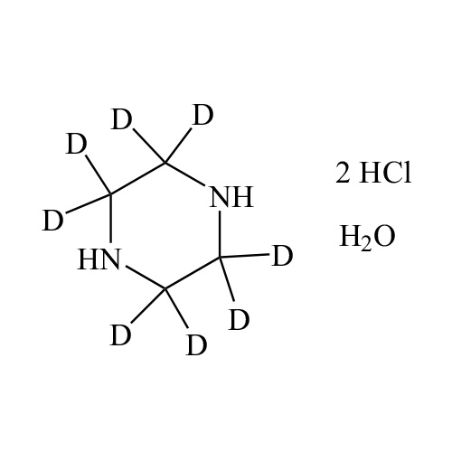 Piperazine-​2,​2,​3,​3,​5,​5,​6,​6-​d8, dihydrochloride, monohydrate