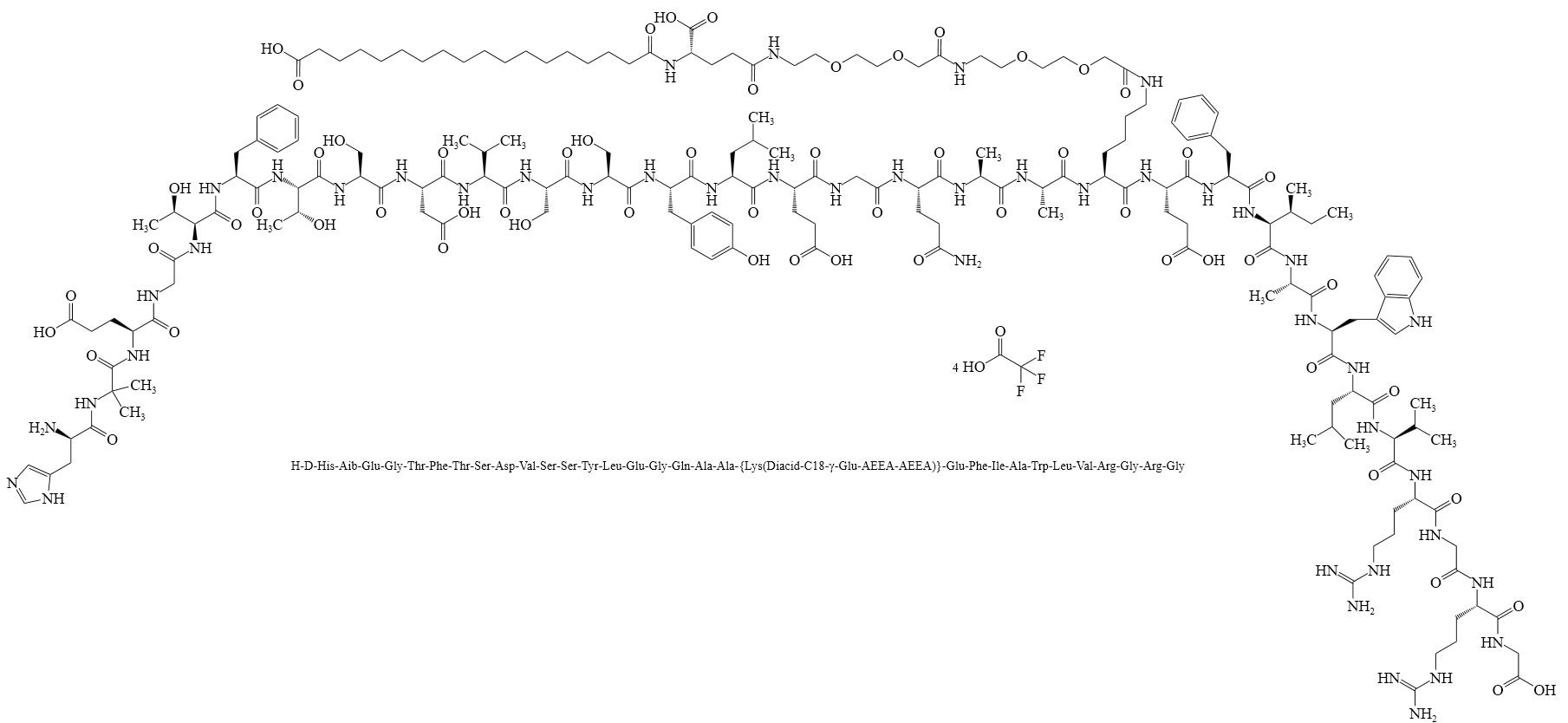 Semaglutide Impurity 24 Tetratrifluoroacetate