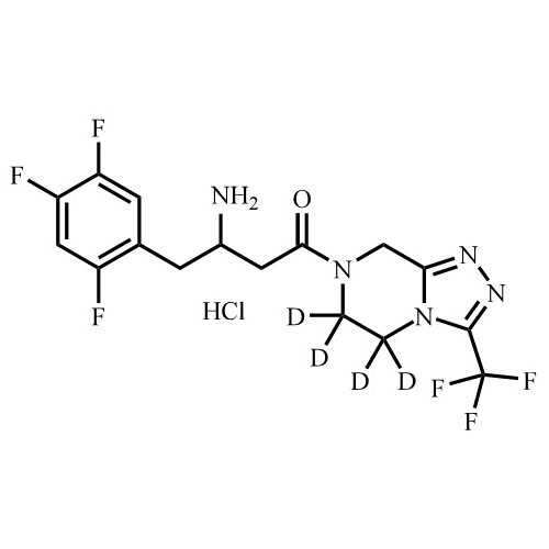 rac-Sitagliptin-d4 HCl