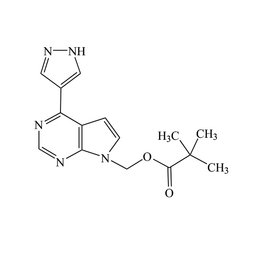 [4-(1H-Pyrazol-4-yl)-7H-pyrrolo[2,3-d]pyrimidin-7-yl]methyl pivalate