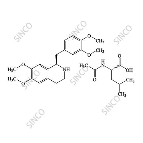 Tetrahydropapaverine N-Acetyl-L-leucine