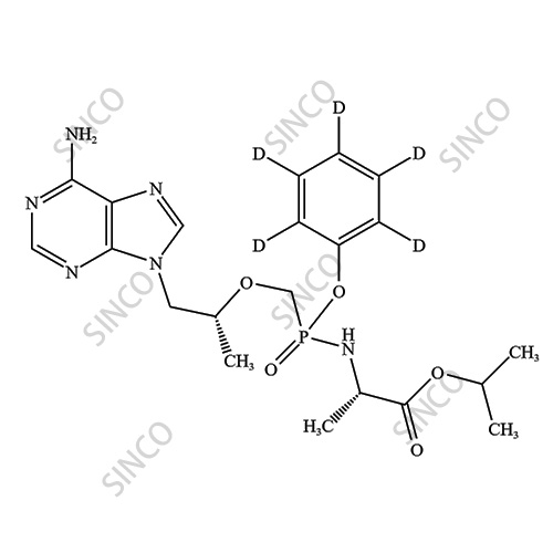 Tenofovir Alafenamide-d5 (Mixture of Diastereomers)