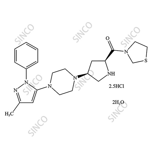 Teneligliptin hydrochloride hydrate (1:2.5:2)