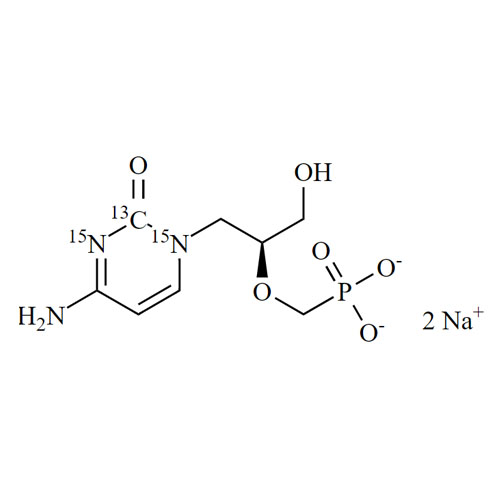 Cidofovir-13C-15N2 Disodium Salt
