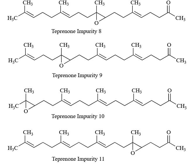 Teprenone Epoxide (Mixture of Teprenone Impurity 8,9,10 and 11)