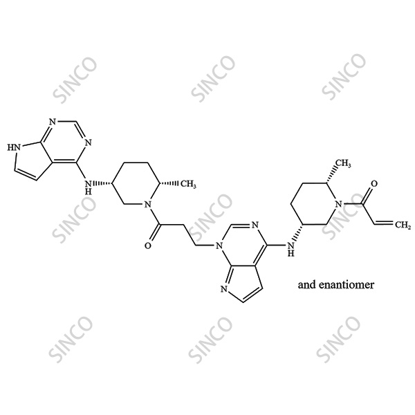Ritlecitinib Impurity 8 (Mixture of Enantiomers)