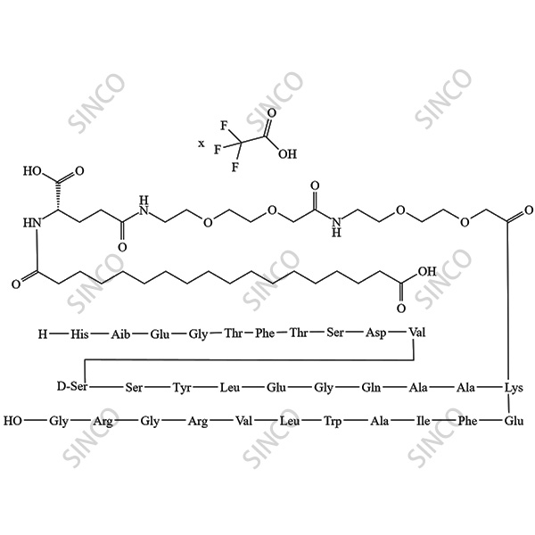 [D-Ser11]-Semaglutide (X Trifluoroacetic acid)