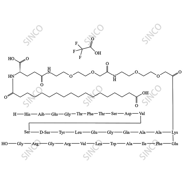 [D-Ser12]-Semaglutide Trifluoroacetic acid