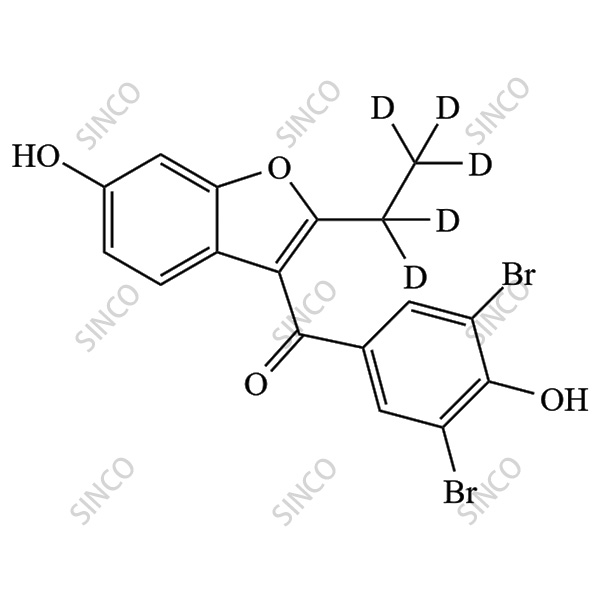 6-Hydroxy Benzbromarone-d5