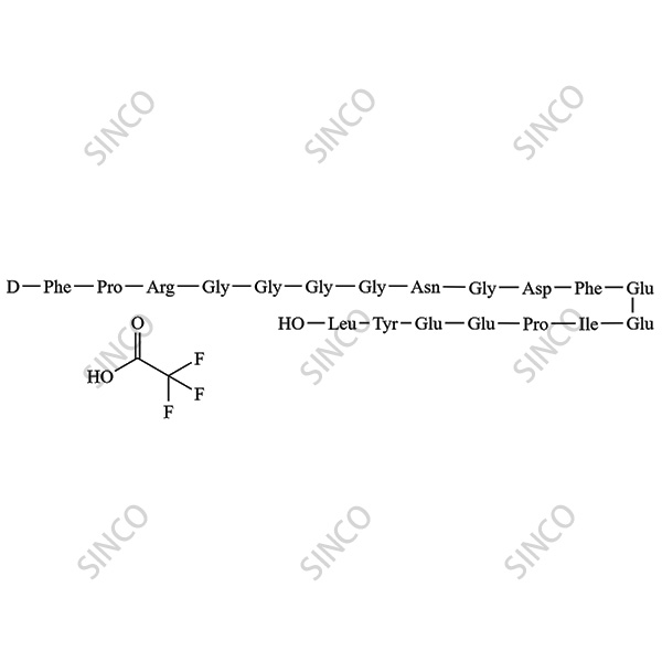 [Des-Pro4]-Bivalirudin Trifluoroacetic acid