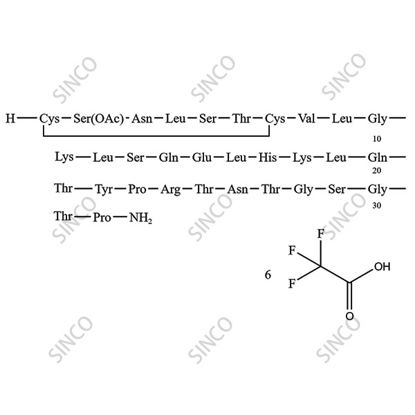 O-acetylated Salmon Calcitonin Hexafluoroacetate