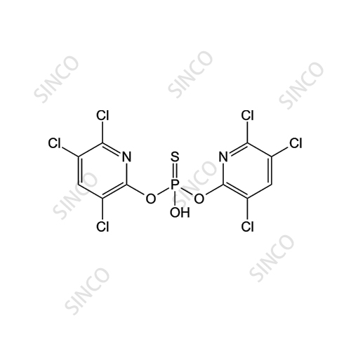 Chlorpyriphos impurity (O,O-bis-(3,5,6-trichloropyridin-2-yl) hydrogen thiophosphate)