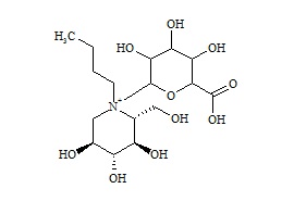 Miglustat N-Glucuronide