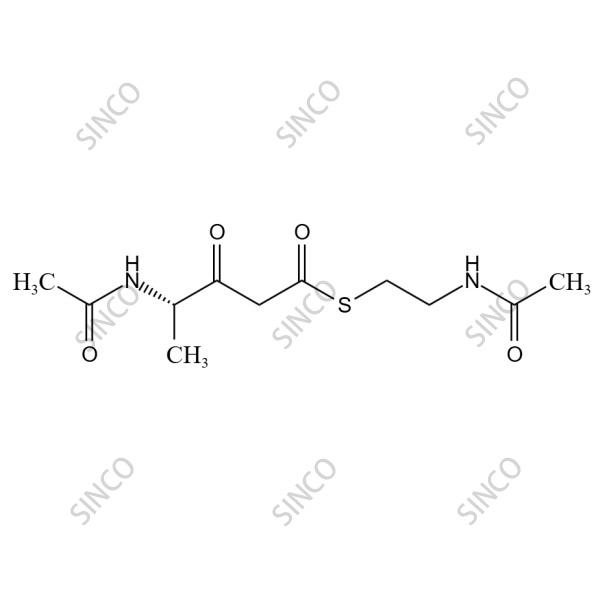 S-(2-acetamidoethyl) (S)-4-acetamido-3-oxopentanethioate