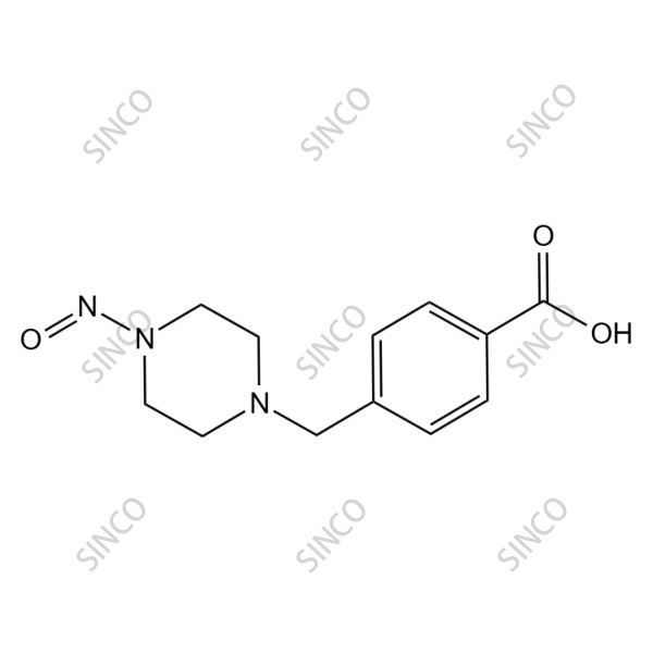4-[(4-Carboxyphenyl)methyl]-1-nitrosopiperazine