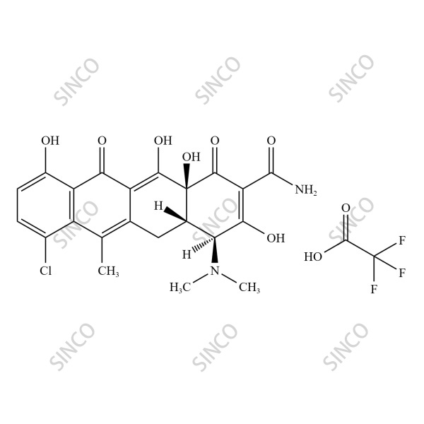 Chlortetracycline Impurity 4 Trifluoroacetic acid