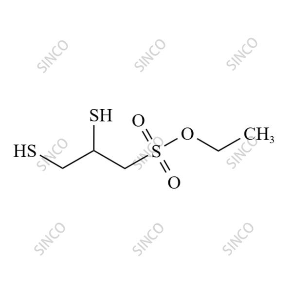 2.3-Dimercaptopropanesulfonic Acid Ethyl Ester